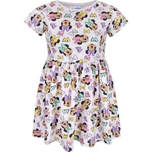 Grijze, gemêleerde jurk met korte mouwen - Minnie Mouse DISNEY / 134