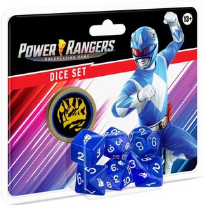 Power Rangers: RPG Dice Set Blue - Dobbelstenenset - Renegade Game Studios