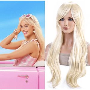 Barbie - Pruik - Blonde pruik - Barbie haar - Cosplay pruik - Themafeest Barbie - Carnaval
