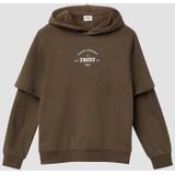 s.Oliver - Sweatshirt - Knusse Hoodie - Gelaagde Look