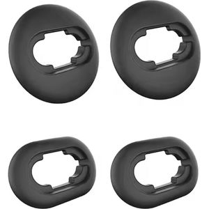 Ibley siliconen tips voor Galaxy buds Live Zwart - Siliconen Earplug - S/L formaat - 2 paar - 2 maten