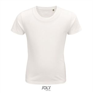SOL'S - Pioneer Kinder T-Shirt - Wit - 100% Biologisch Katoen - 122-128