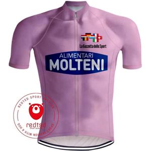 Retro Wielershirt Molteni Giro d'Italia Roze - REDTED (XL)