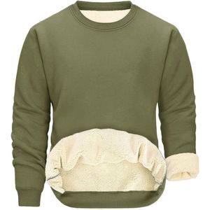 Fleecesweatshirt Heren Lange Mouwen Casual Winter Sportkleding