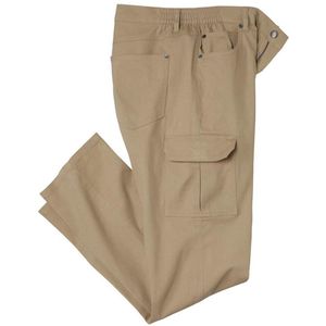 ATLAS FOR MEN - Cargobroek met half-elastische tailleband - Heren - Verkrijgbaar in grote maten - W44
