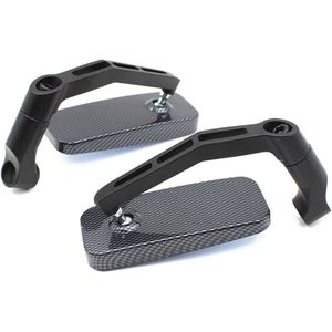 Achteruitkijkspiegel verstelbare accessoires - Gemodificeerde wildvuur achteruitkijkspiegel voor motorfiets elektrische auto transparante spiegel