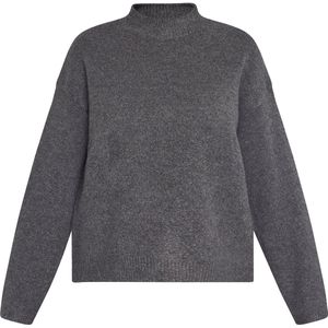 SISTERS POINT Luca-Pu - Dames Trui - Brown mel - Maat XS