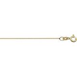 The Jewelry Collection Ketting Anker Rond 0,8 mm 38 cm - Goud