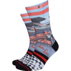 Xpooos Sokken Racing - Maat 39-42 - Heren - Halfhoge sokken