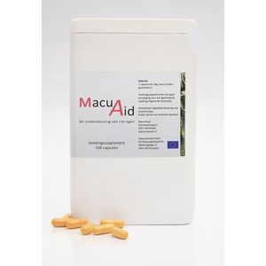 MacuAid - Voedingssupplement ter ondersteuning van de ogen met luteïne, zeaxanthine én meso-zeaxanthine - 100 vegacapsules - Macula Support Oog Blauw Licht Antioxidanten Voedingssupplementen
