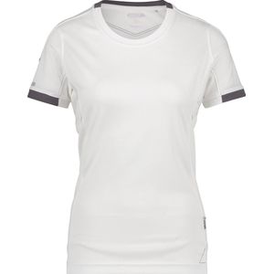 DASSY® Nexus Women T-shirt voor dames - maat XL - WIT/ANTRACIETGRIJS