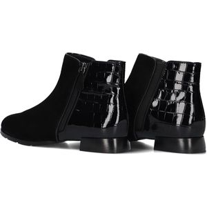 Hassia - Madeira - Enkellaarsjes - Zwart - Suède