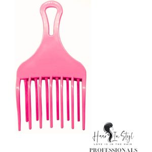 Haar in Stijl® Professionals | Afro Kam Roze
