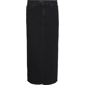 VERO MODA-Rok--BLACK DENIM-Maat S