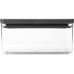 Brabantia Tasty+ Voorraadbus - Stapelbaar - 1,5 l - Dark Grey