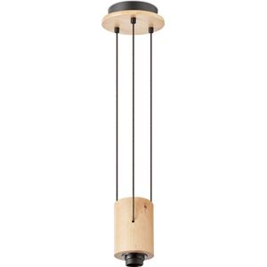 Home Sweet Home - Landelijke verlichtingspendel Tripe voor lampenkap - 15/15/135cm - hanglamp gemaakt van Hout - geschikt voor E27 LED lichtbron - voor lampenkap met doorsnede max.55cm