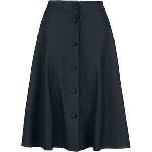 Banned Book Worm Dames Medium-lengte rok - zwart - L