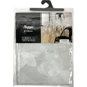 Transparant Tafelkleed - DANELA - Ø 140 cm - PVC - Zomerse Print