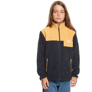 Quiksilver Taped Off Sweatshirt Met Rits Geel,Blauw 14 Years Jongens