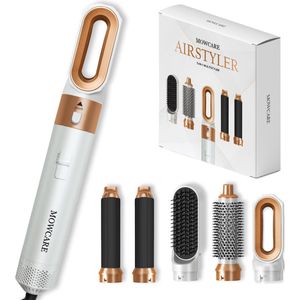 MOWCARE® Krultang 5 in 1 - Föhnborstel - Airstyler - Krulborstel - Multistyler