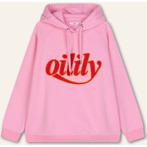 Oilily - Heavenly long sleeves hooded sweat top - Roze - S