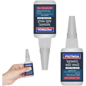 Allecto Plus - Secondelijm voor Glas - Extra Sterk - Waterbestendig - Hittebestendig - Naaldsluiting - Transparant - Glaslijm - Verlijmen van Glas - Waterdicht