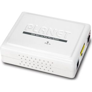 Planet - Gigabit PoE Splitter - Wit - Kunststof - 5V/12V
