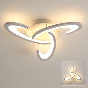 Goeco Plafondlampen - 65CM - Groot - LED - 36W - Shamrock Design - Warm Licht - 3000K