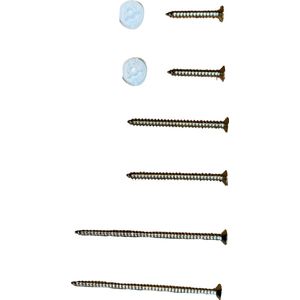 Schroevenset met 2 witte afdekdopjes voor petsafe microchip kattenluik PPA19-16145