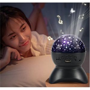 Galaxy projector star projector nachtlampje led usb - Bluetooth speaker sterren projector - Music projector