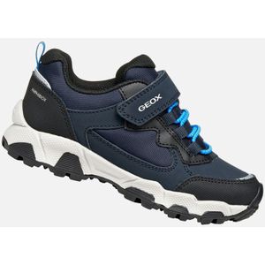 Geox - Magnetar B Abx B - Sneakers - Marineblauw en Bruin - Waterdicht