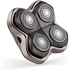 White-Label® Skull Shaver - Scheerapparaat Mannen - Bodygroomer - Trimmer - Bruin