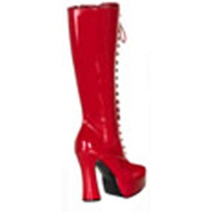 Pleaser - ELECTRA-2020 Kniehoge laarzen - US 13 - 44 Shoes - Rood