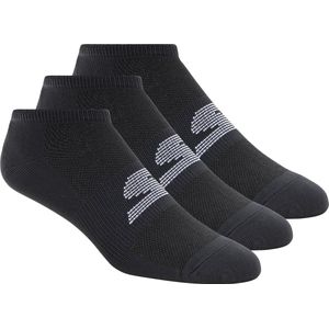 Skechers Microfiber Non Terry No Show Heren Sokken - Zwart/Wit - One Size