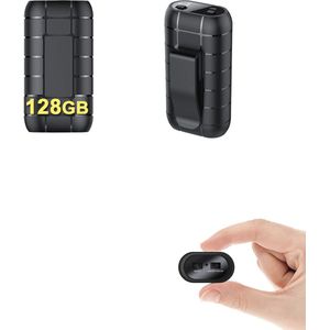 Digitale audiorecorder met 128G en 2000 uur opnamecapaciteit