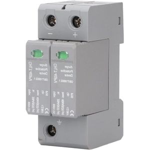Huisoverspanningsbeveiliging 20KA-40KA 2P laagspanningsafleiderapparaat DHLT-serie Vlamvertragende DIN-rail