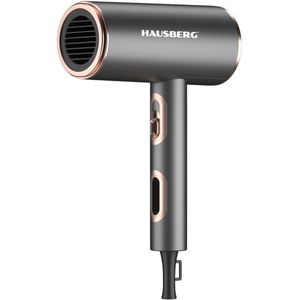 Elektrische Föhn – 2200W – 2 Snelheden & 3 Temperatuurstanden – Luxe Spraykleur & Vergulde Accenten – DC-Motor – Oververhittingsbeveiliging – 1,8m Kabel – VDE-Stekkers