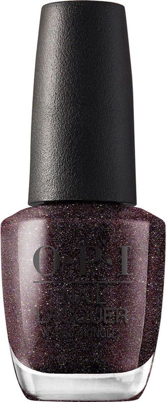 OPI - Nail Lacquer - Zwart - My Private Jet - 15 ml - Glitter Nagellak