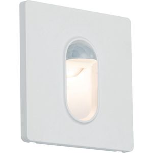 Paulmann LED - inbouwlamp - wit - sensor - vierkant - met bewegingsmelder - vast ingebouwd - Warmwit -