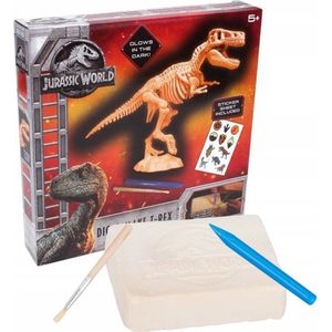 Jurassic World Dig & Make T-Rex Dino 3D Model Glow in The Dark 7+