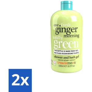 Treaclemoon – Douchegel – One Ginger Morning – 500 ml - Voordeelverpakking - 2 stuks