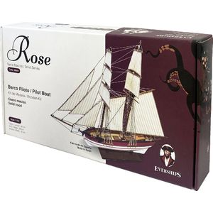 Modelbouw Zeilschip Schip Schoener 'Rose' van hout