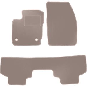 Beige veloursmatten voor: Ford Tourneo Courier combivan (2014-)