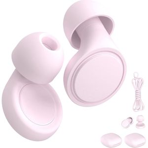 Zachte siliconen oordopjes voor slapen en ruisonderdrukking 25 dB - herbruikbare gehoorbescherming