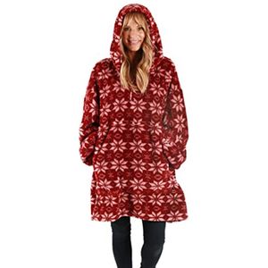 Oversized Deken Hoodie voor Dames en Heren - Pluche en Comfortabel