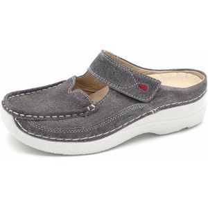 Wolky - Roll Slipper - Lichtgrijs - Suede