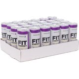 Body & Fit FIT Energy Drink - Mixed Berry - 24 Blikken - Hypotone Sportdrank met Elektrolyten en BCAA - 6000 ml
