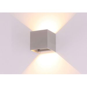 Wandlamp buitenlamp Steinhauer Muro -  Zwart - geïntegreerd LED -  Universeel - Voor Binnen - Metaal - Wandlampen - Slaapkamer - Woonkamer