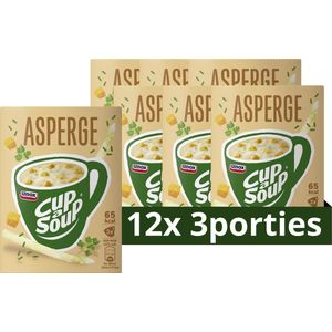 Unox Asperge Cup-a-Soup - 12 x 3 x 175 ml - Voordeelverpakking