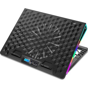 Lexium Laptop Cooler - Cooling Pad - Kleurrijke Verlichting